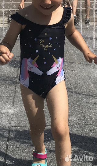 Купальник слитный девочки