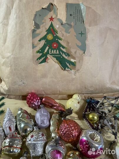 Елочные игрушки. Гирлянды СССР