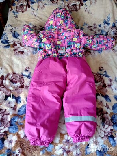 Зимний комбинезон для девочки 98