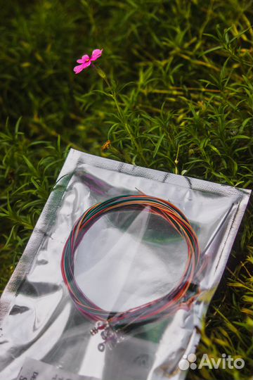 Продам цветные струны для акустической гитары