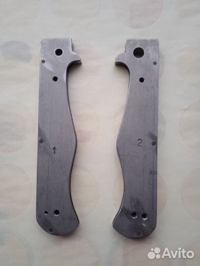 Титановые заготовки под нож брелок