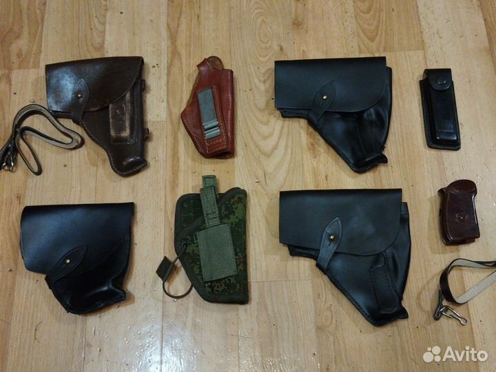 Кабуры кожаные, тактические пмм, пм, Оса. Подсумок