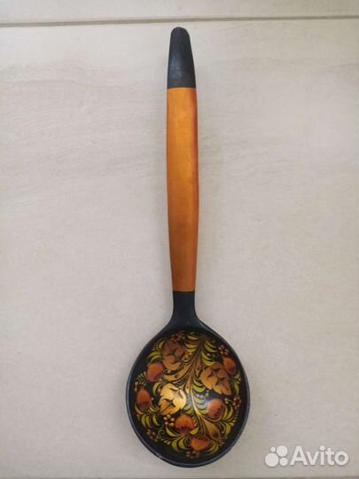 Черпак хохлома СССР. Новый