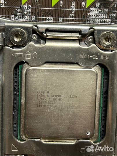 Комплект материнской платы и процессора x79 e5-262