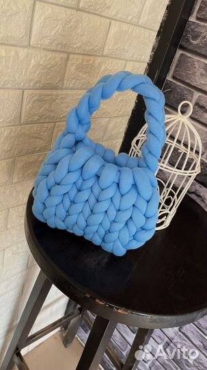 Сумки крупной вязки