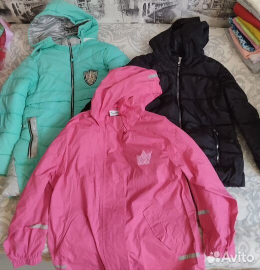 Большой пакет одежды для девочки 122