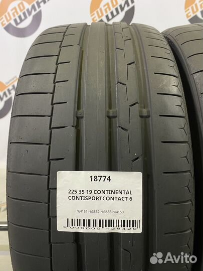 Continental ContiSportContact 6 225/35 R19