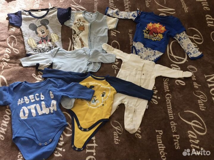 Детские вещи пакетом на мальчика от0 до года10фото
