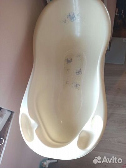 Ванночка для купания с горкой и подставкой