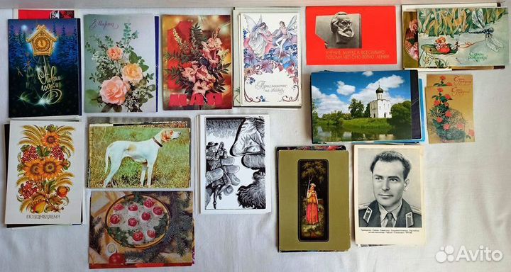 Открытки СССР чистые