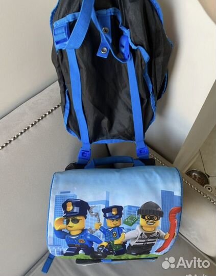 Рюкзак lego Sity с сумкой для обуви 1-4 классс