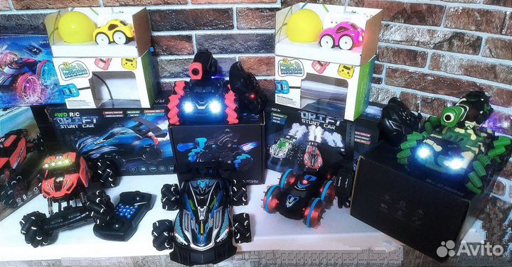 Машинка на радиоуправлении Танк Джип Умная Амфиб