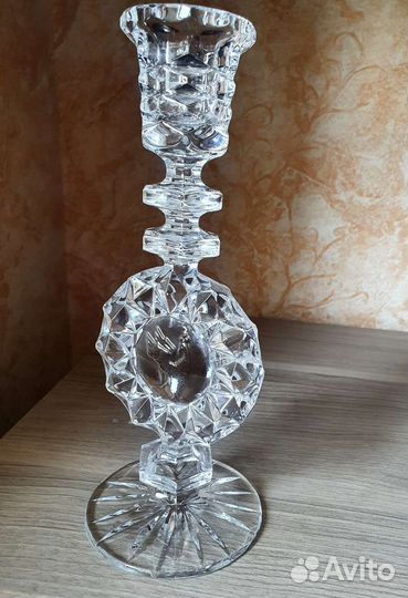 Подсвечник хрустальный СССР