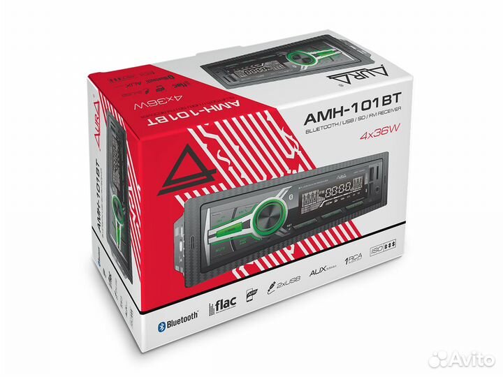 Магнитола ресивер AurA AMH-101BT с Bluetooth