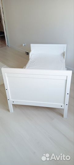 Детская кровать IKEA раздвижная сундвик