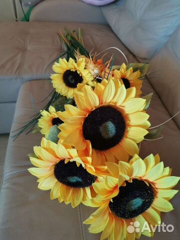 Букет цветов пластик