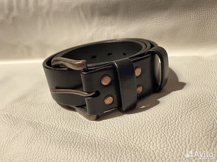 Ремень мужской кожаный