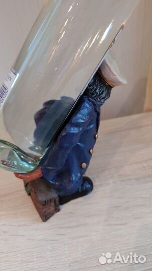 Фигурка декоративная сувенир подставка для бутылки