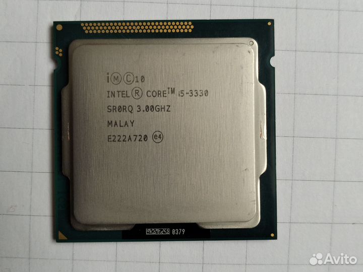 Процессор intel core i5 3330