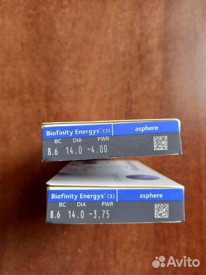 Линзы контактные