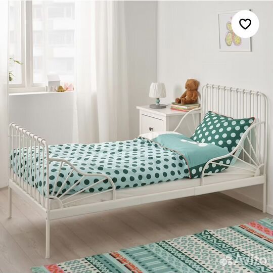 Растущая кровать IKEA с матрасом