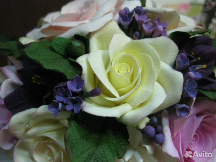 Букет из холодного фарфора