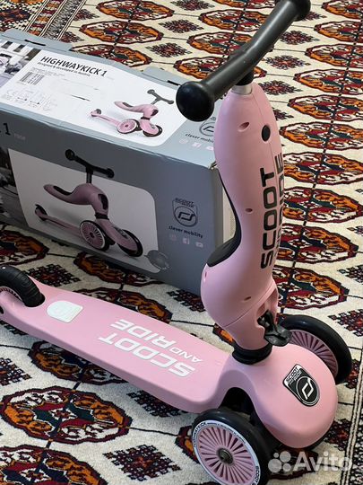 Самокат беговел детский scoot and ride