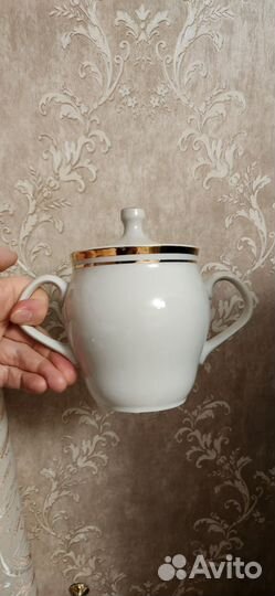 Сахарница фарфор СССР