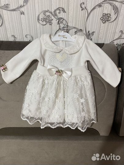 Платье для девочки 74