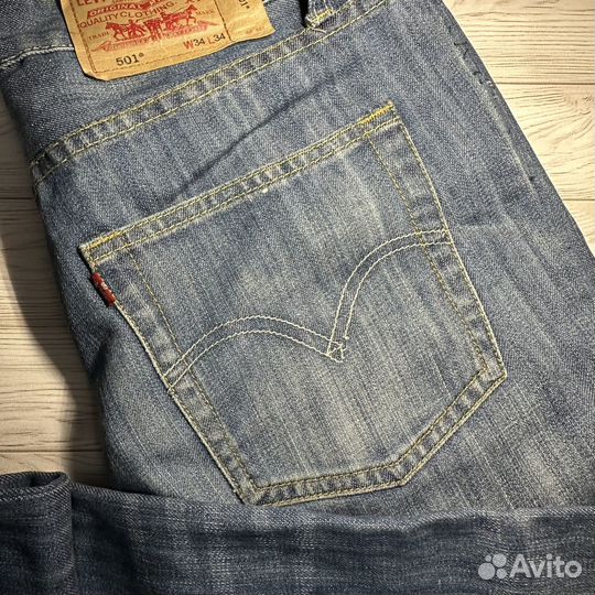 Джинсы Levis 501 W34 L 34