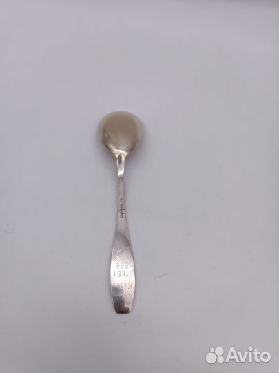 Ложка десертная серебро 813H проба длина 15 см