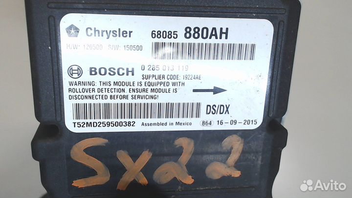 Блок управления airbag Dodge Ram 2008, 2016