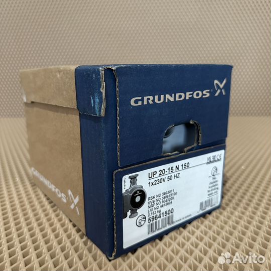 Насос гвс Grundfos UP 20-15N 59641800