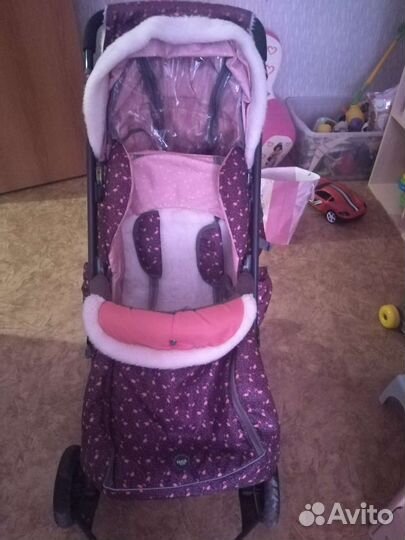 Детские зимние санки коляска