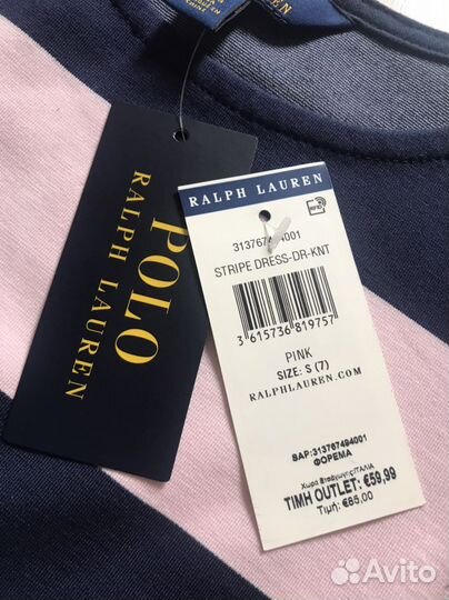 Новое платье Ralph Lauren 7л