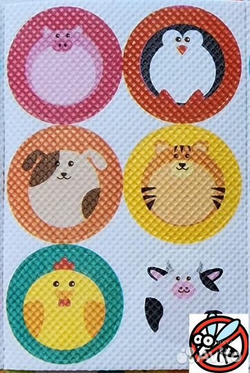 Наклейки (пластырь) от комаров, мошек