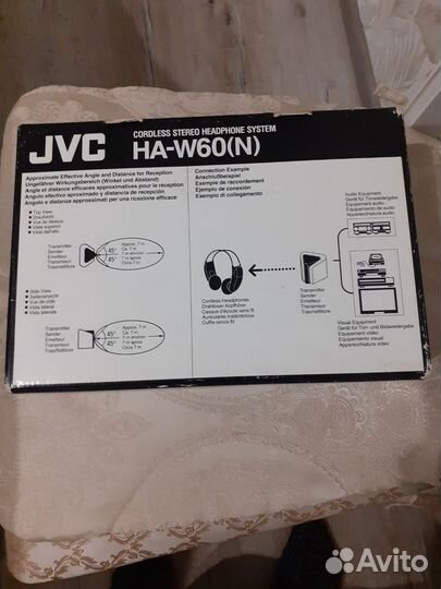 Беспроводные наушники JVC стерео бу