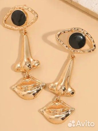 Серьги глаза Schiaparelli Style