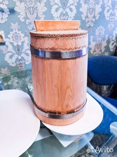 Бочка из дуба 7 л, шкатулки, контейнеры