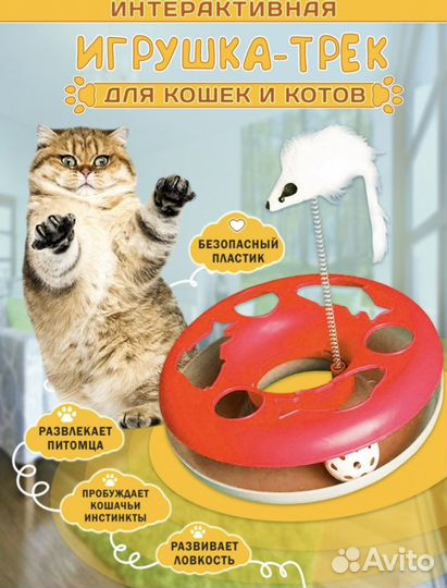 Интерактивная игрушка-трек для кошек