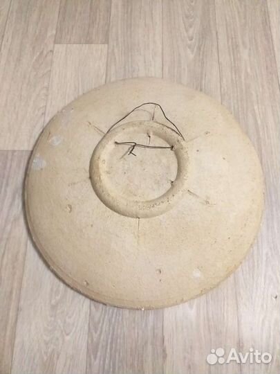 Панно-тарелка декоративная из глины