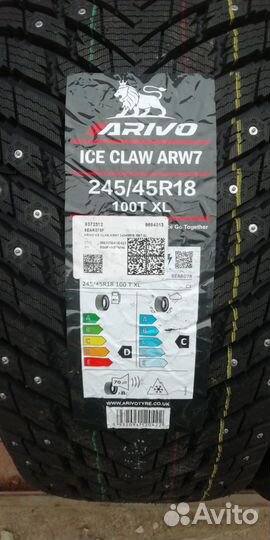 Arivo Ice Claw ARW7 245/45 R18 и 275/40 R18 100T