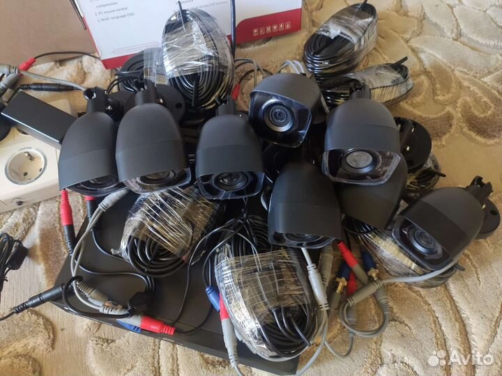 Система уличного видеонаблюдения на 8 камер 2 мп