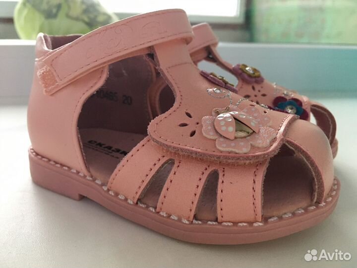 Сандалии для девочки 20 размер