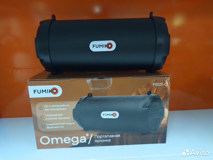 Портативная колонка fumiko omega черная
