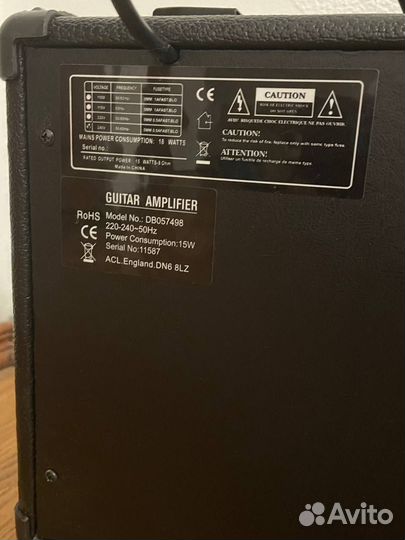 Электрогитара Fabio + комбик + другое