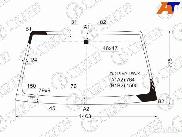 Стекло лобовое toyota fortuner