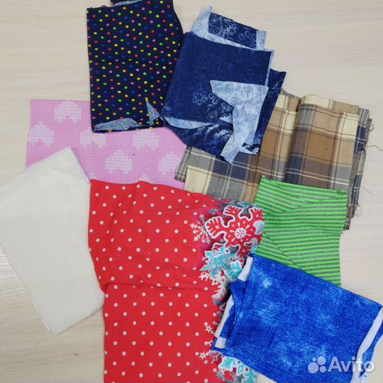 Отрезы тканей для кукол