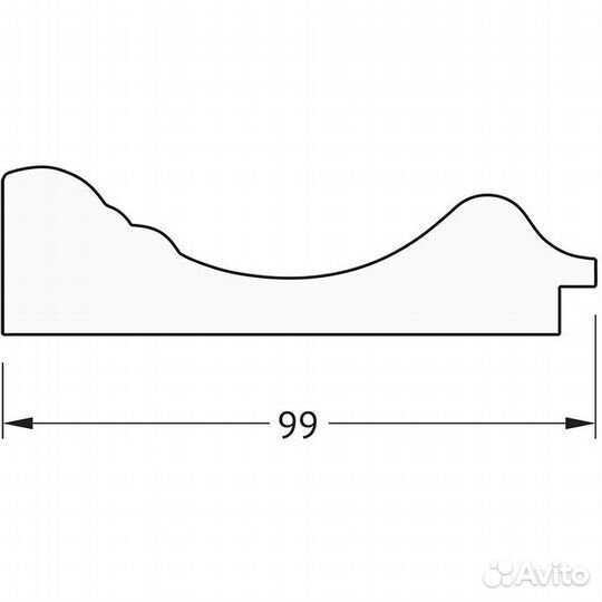 Зеркало Evoform Exclusive 159х69 BY 3574 с фацето