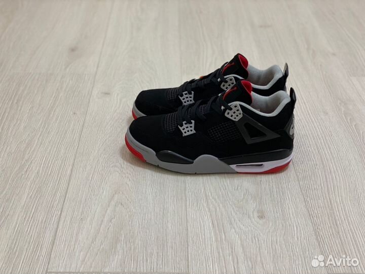 Кроссовки Air Jordan 4 Bred (36-45)